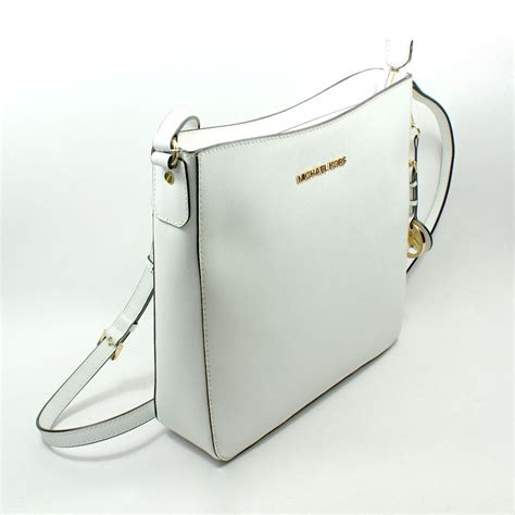 michael kors white purse|michael kors white small crossbody.